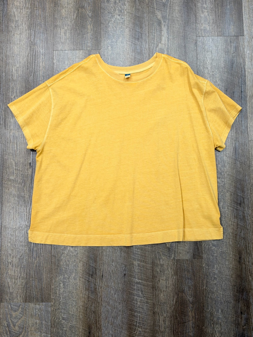 Plus size Relaxed Fit Women’s Yellow Tee
